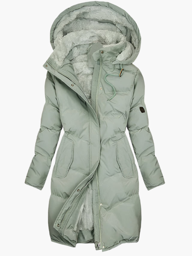Quilted Hooded Winter Coat, view 3