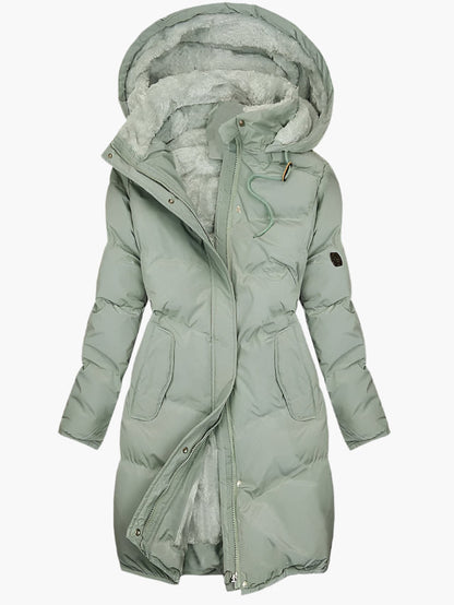 Quilted Hooded Winter Coat, view 3
