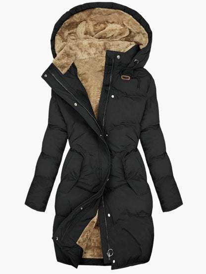 Quilted Hooded Winter Coat, view 4