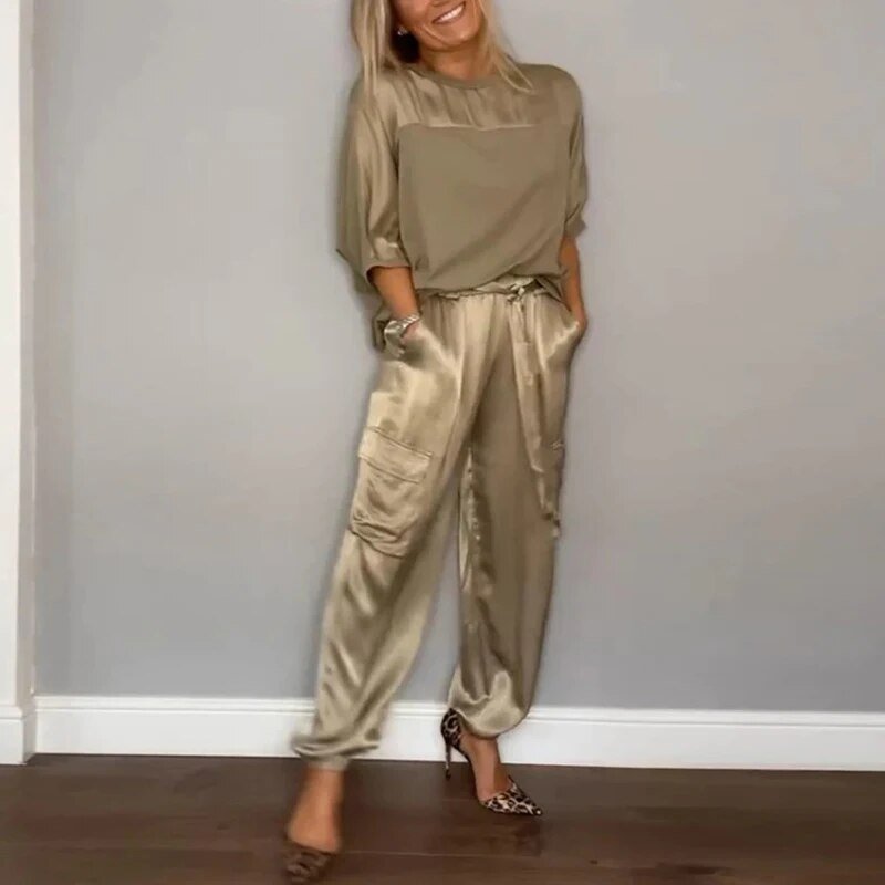 Skyler Relaxed Top and Jogger Set - view 3