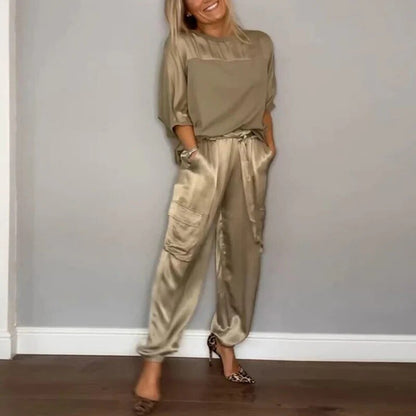 Skyler Relaxed Top and Jogger Set - view 3