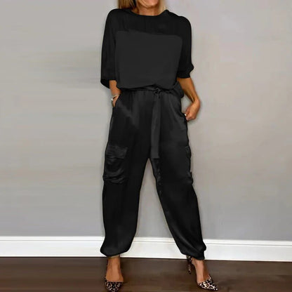 Skyler Relaxed Top and Jogger Set - view 5