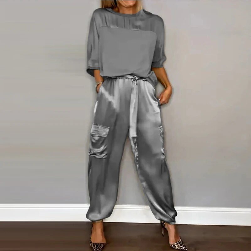 Skyler Relaxed Top and Jogger Set - view 6