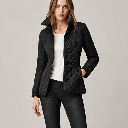 Skyler Slim Fit Cotton Blend Jacket worn by a model