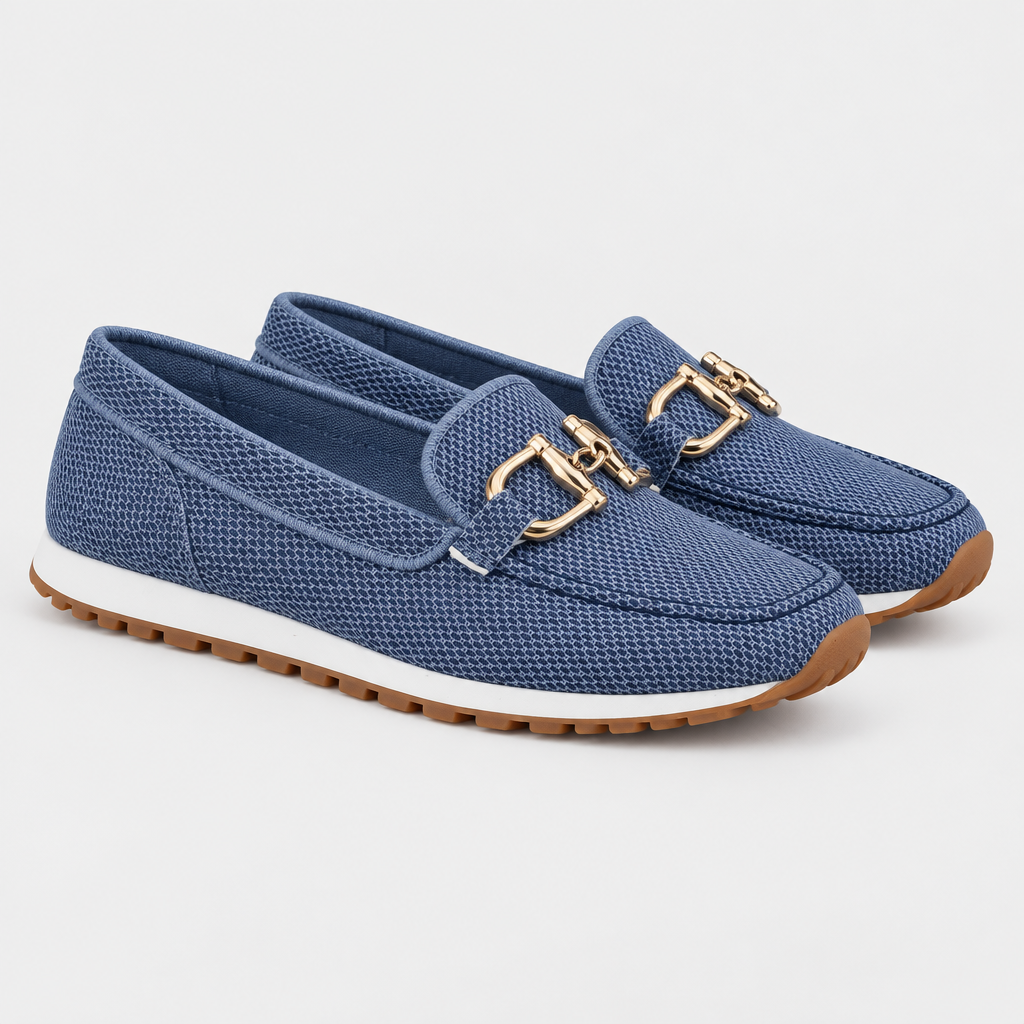Pair of Slip-On Comfort Loafers, side view