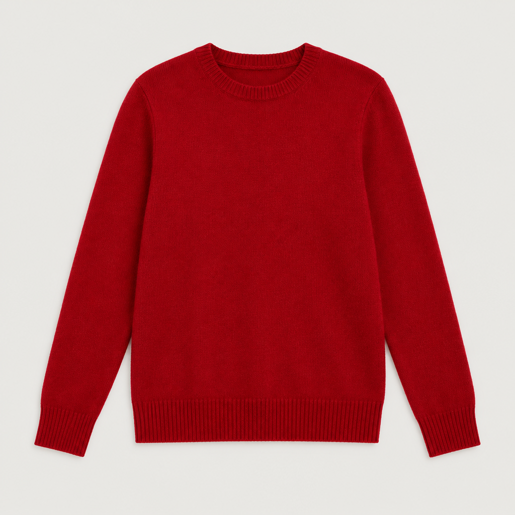 Skyler Soft Knit Crewneck Sweater flat lay