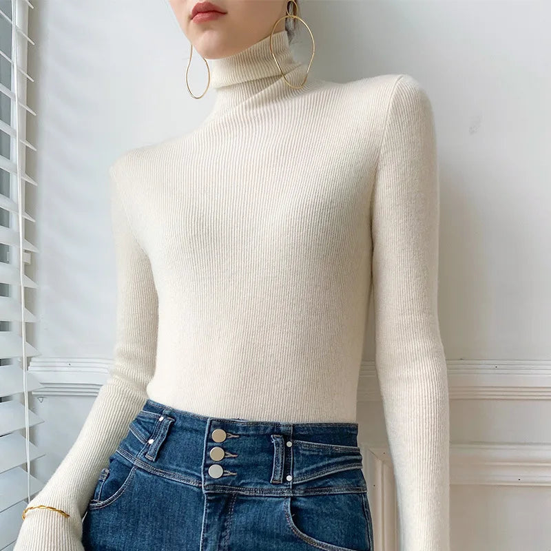 Skyler Soft Knit Turtleneck Sweater, image 6