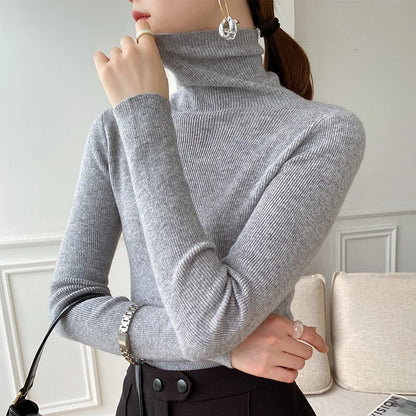 Skyler Soft Knit Turtleneck Sweater, image 9