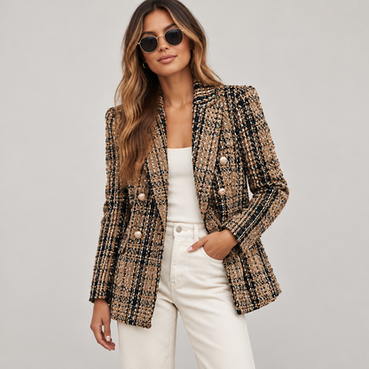 Skyler Sophisticated Blazer worn by a model