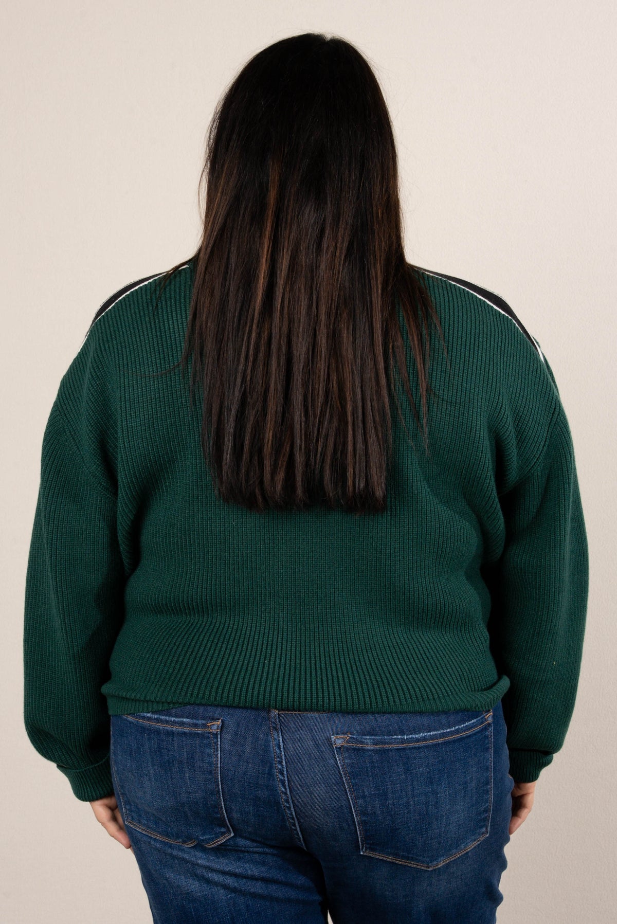 Skyler Striped Sleeve Sweater, image 8