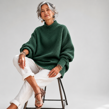 Skyler Textured Mock Neck Sweater, image 5