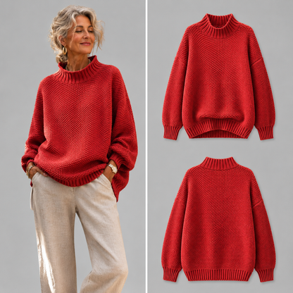 Skyler Textured Mock Neck Sweater, image 6