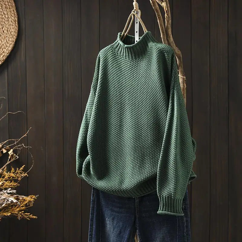 Skyler Textured Mock Neck Sweater, image 8