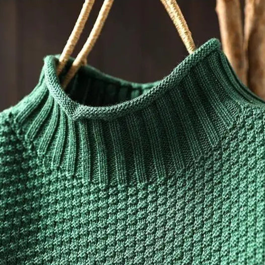 Skyler Textured Mock Neck Sweater, image 9