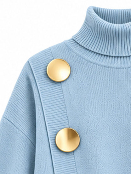 Skyler Turtleneck Sweater and Wide Leg Pants Set - view 14