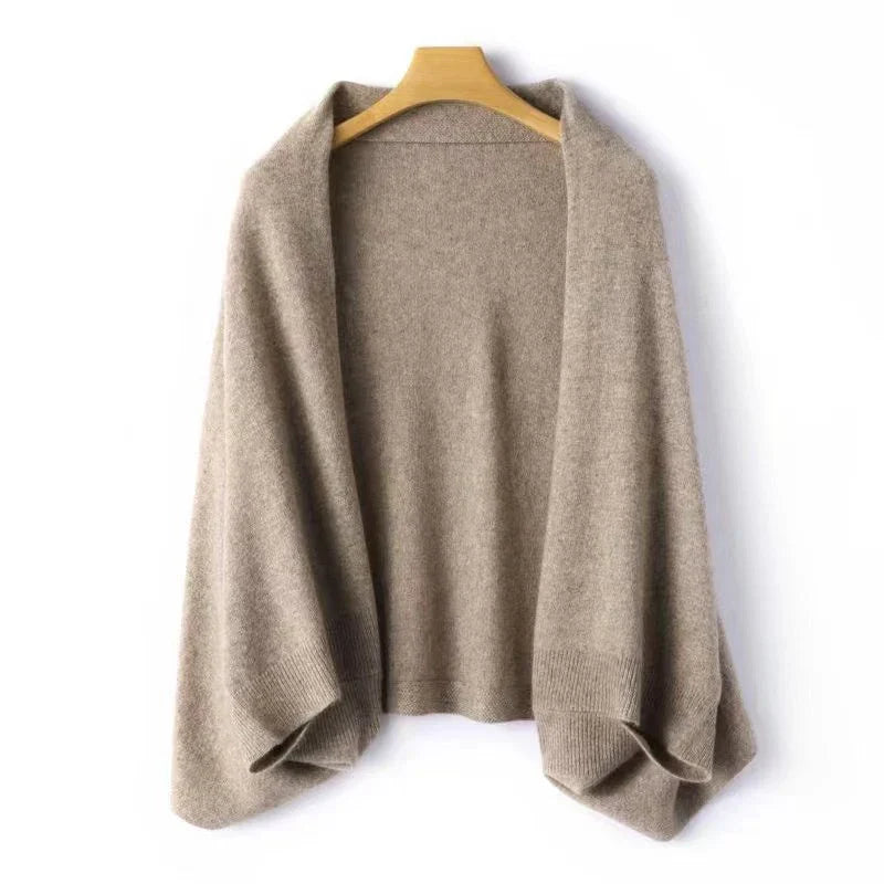 Skyler Wool Wrap Shawl Cardigan - view 4