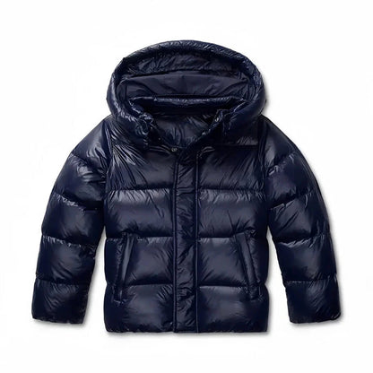 Women's Hooded Puffer Jacket — Lightweight Quilted Winter Coat