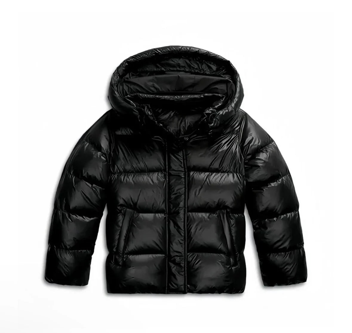 Women's Hooded Puffer Jacket — Lightweight Quilted Winter Coat