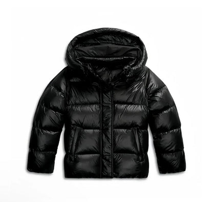 Women's Hooded Puffer Jacket — Lightweight Quilted Winter Coat