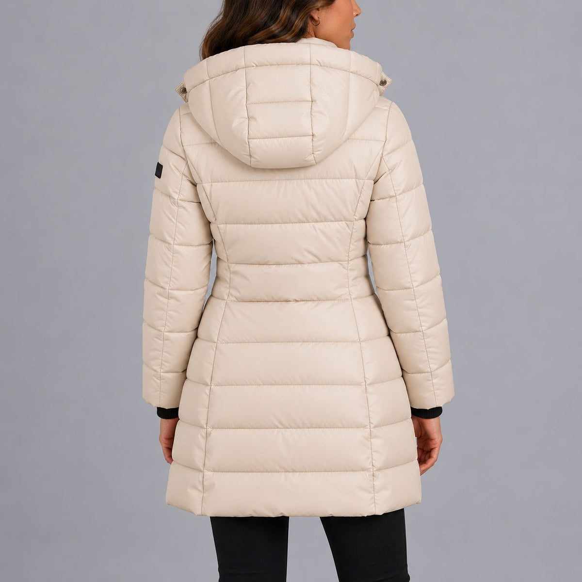 Women's Long Hooded Insulated Puffer Winter Coat