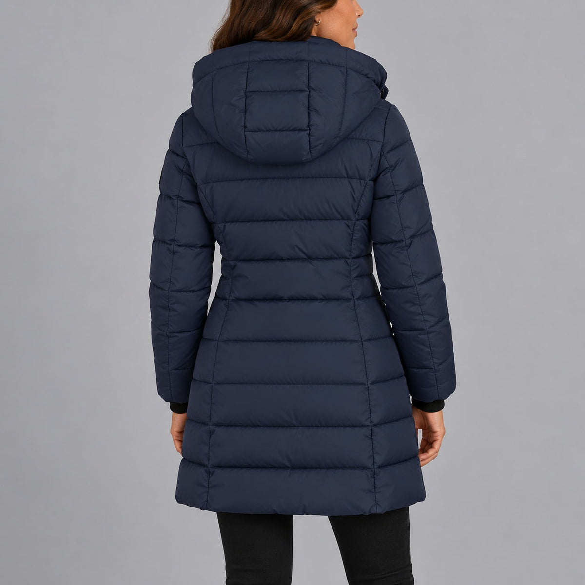 Women's Long Hooded Insulated Puffer Winter Coat