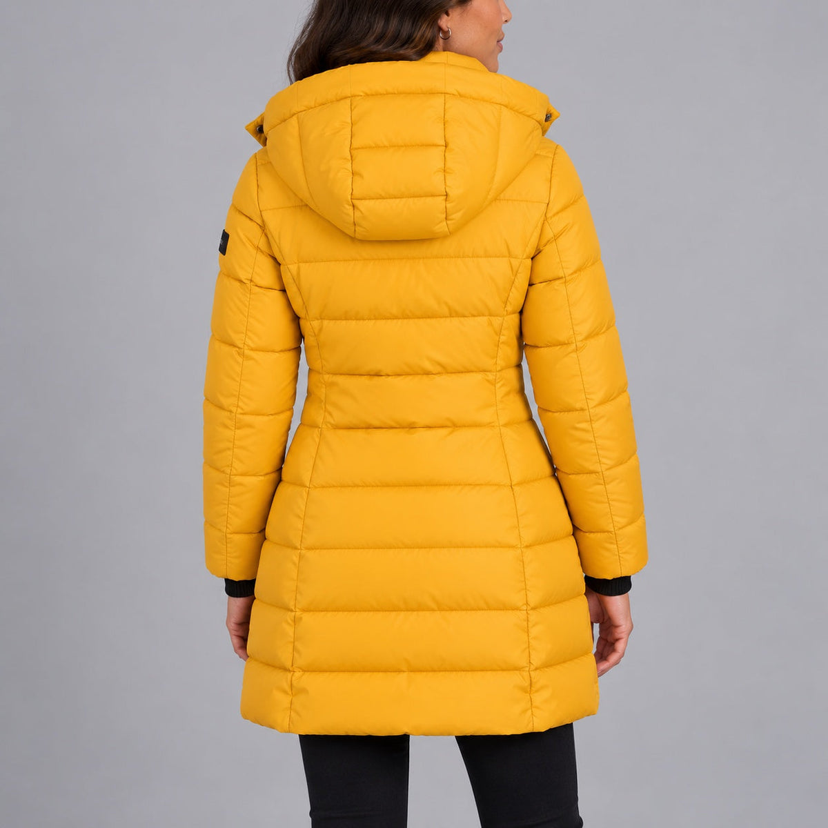 Women's Long Hooded Insulated Puffer Winter Coat